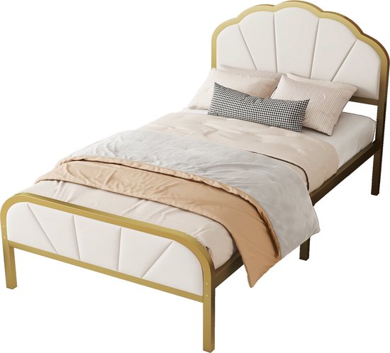Dalred Gouden eettafel met 4 stoelen, set van 120 x 70 cm, moderne