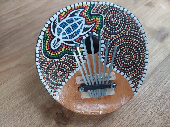 Handgemaakte kokosnoot karimba - Duimpiano