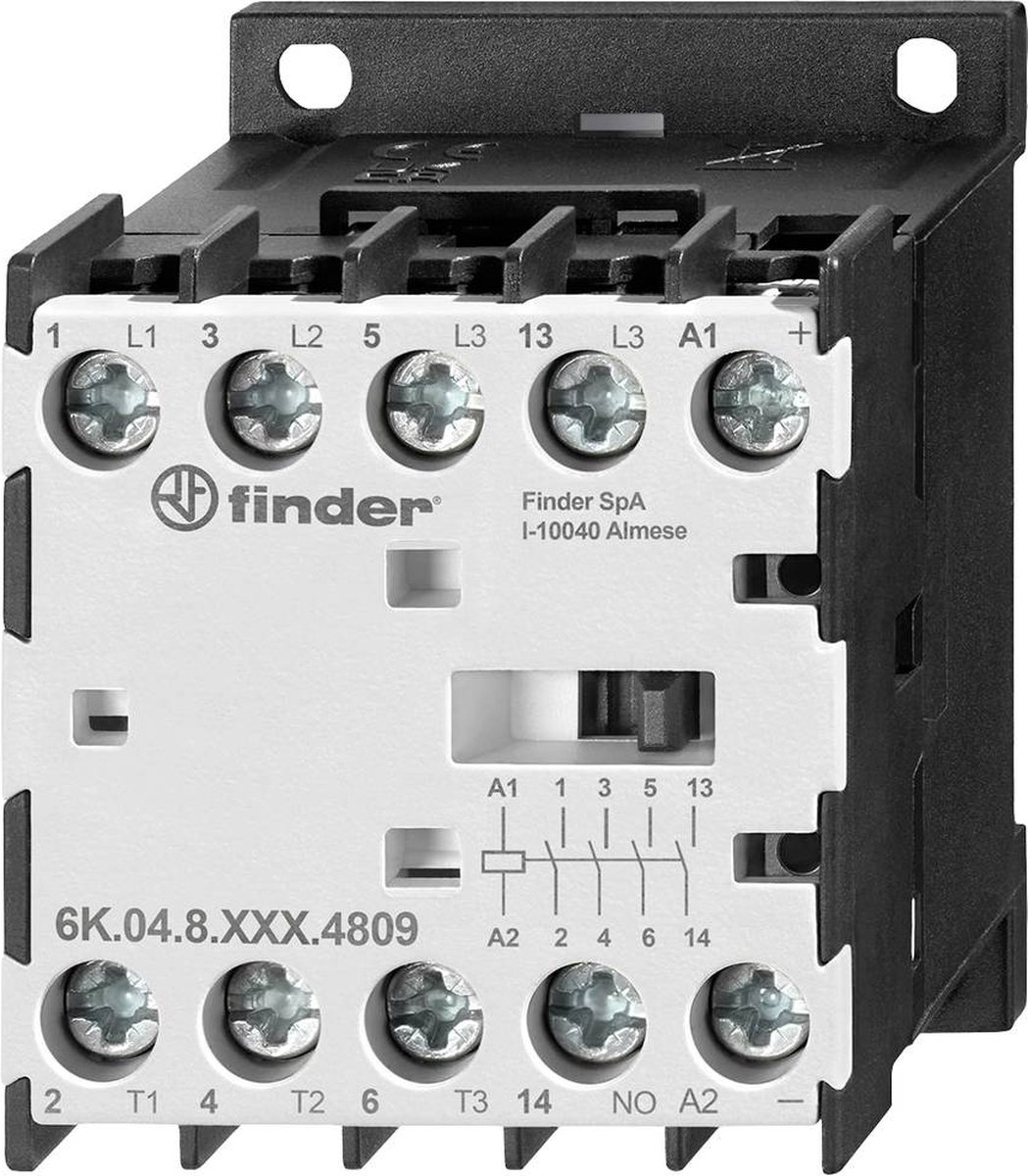 Finder 6K.04.8.024.4709 Industrieel relais 3x NO, 1x NC 4 kW 24 V/AC 9 A 1 stuk(s)