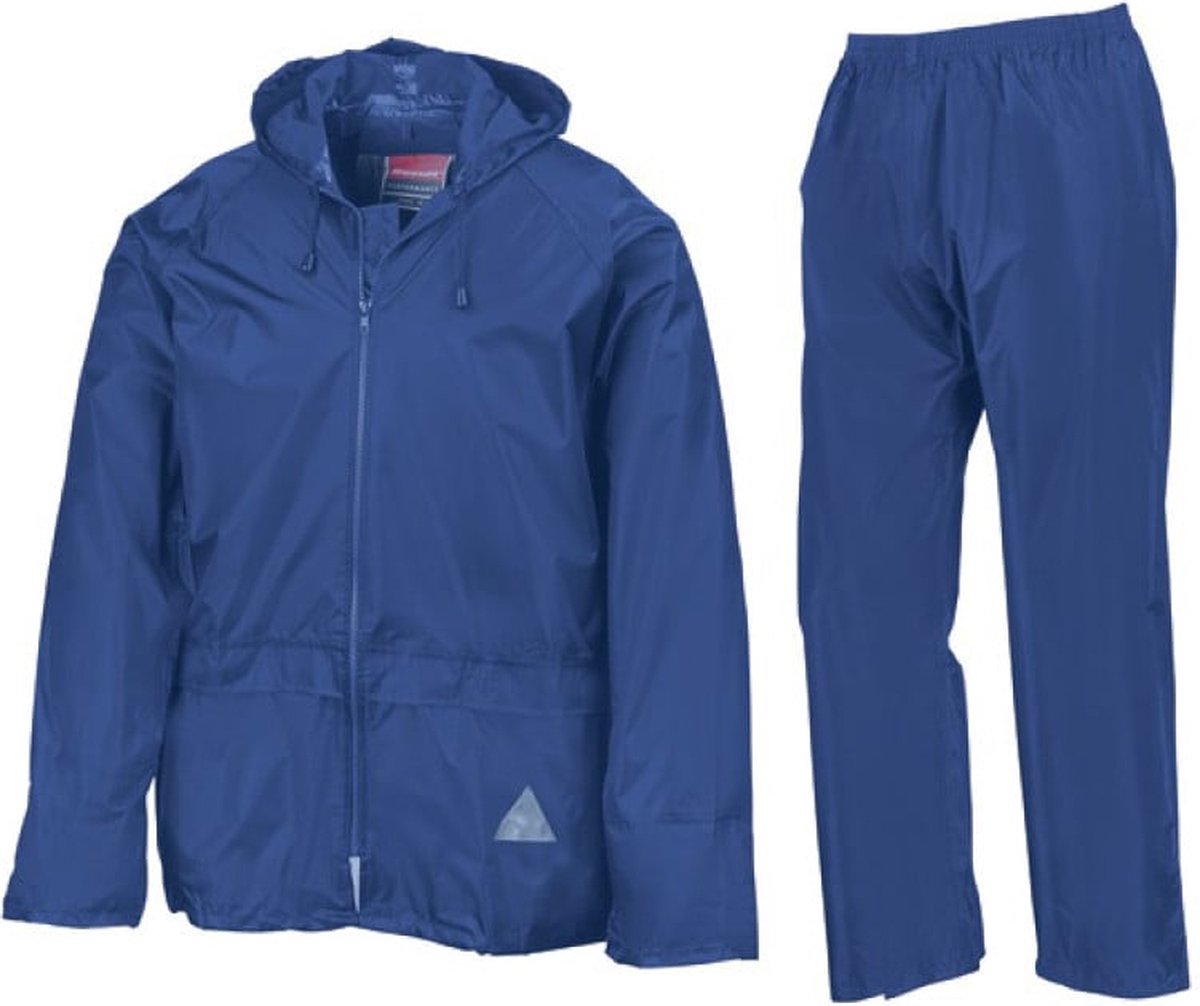 Blauw regenpak van Result XXL