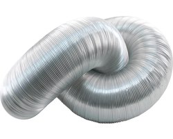 Starx afvoerslang flexibel aluminium 125mm - 3 meter (45.707.04)