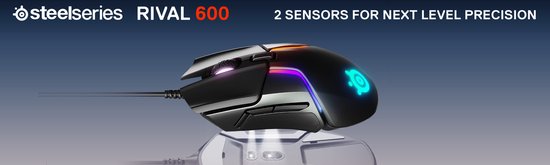 SteelSeries Rival 600 - Optische Gaming Muis - 12000 CPI - Zwart
