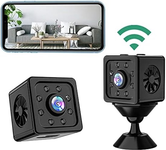 Foto: Mini spy camera draadloos verborgen 4k hd 1080p draagbare kleine home nanny cam met bewegingsdetectie en nachtzicht home security nanny surveillance cam perfecte video bady camera voor binnen en