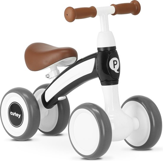Qplay Cutey Loopfiets - Zwart