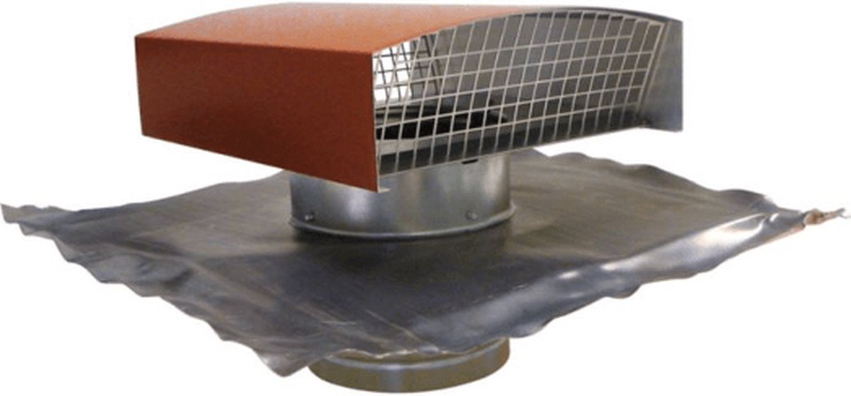 Econox CTM dakdoorvoer Ø 160mm aluminium rood met indekstuk
