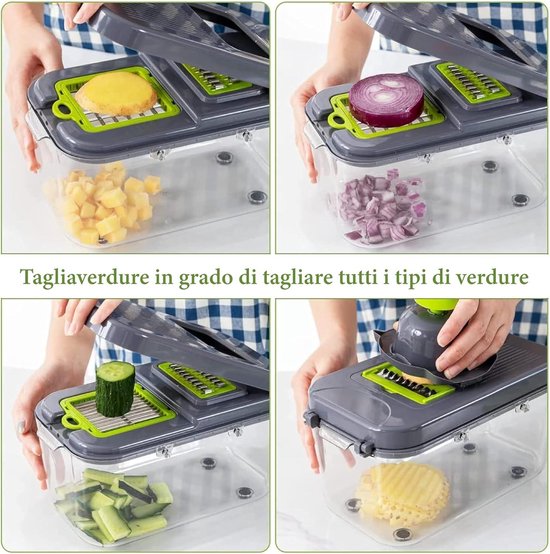 Once For All handmatige keuken mandoline, multifunctionele