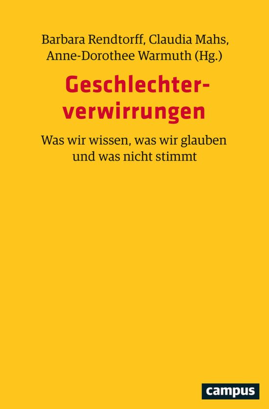 Geschlechterverwirrungen - cover