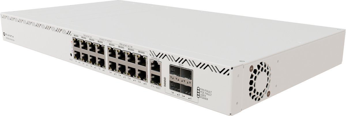 Mikrotik CRS320-8P-8B-4S+RM netwerk-switch Gigabit Ethernet (10/100/1000) Power over Ethernet (PoE)