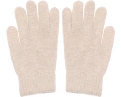 Scoby - Dames Handschoenen - Wollen Handschoenen - Winter - Winter Handschoenen - Beige - One Size