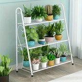 Plantenrek buiten metaal 3-laags – Plantenrek – Plantentafel – Plantenstandaard – Plantentrap