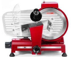 HENDI Snijmachine Profi Line – 220 mm mes – rode uitvoering – luchtgekoelde motor – 230V/280W