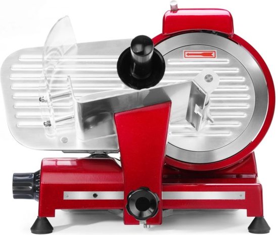 HENDI Snijmachine Profi Line – 220 mm mes – rode uitvoering – luchtgekoelde motor – 230V/280W