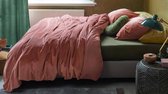At Home by Beddinghouse Tender dekbedovertrek - Eenpersoons - 140x200/220 cm - Donker roze