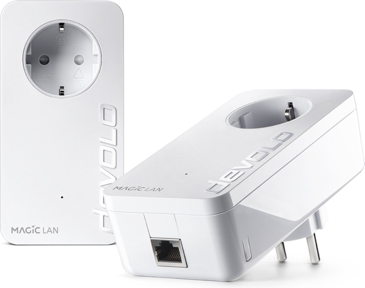 devolo Magic 2 LAN 1-1-2 Powerline Adapter - Geschikt voor NL