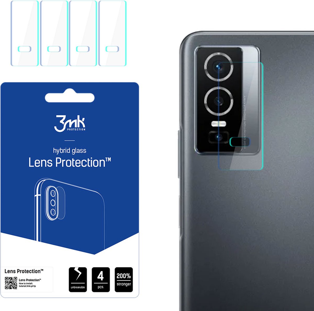 Vivo Y76 5G - 3mk Lens Protection