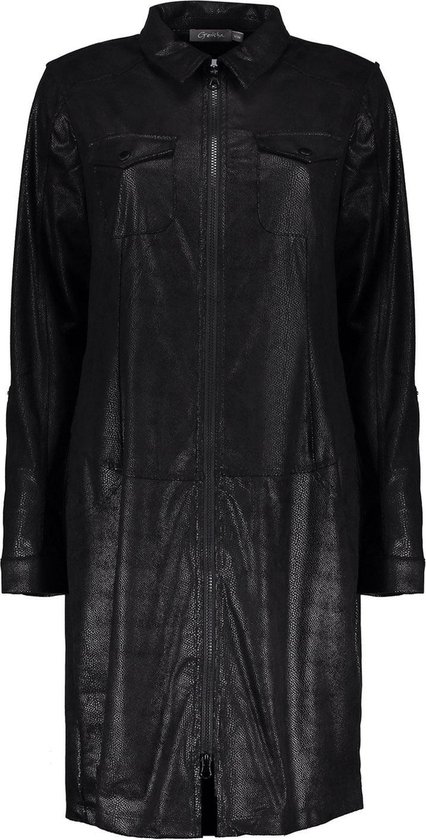 Geisha Jurk Jurk Met Slangenprint 47504 10 Black Dames Maat XL bol