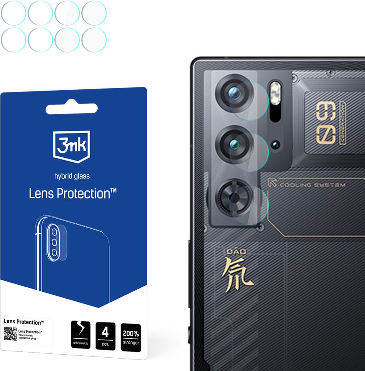 Nubia Red Magic 9 Pro - 3mk Lens Protection