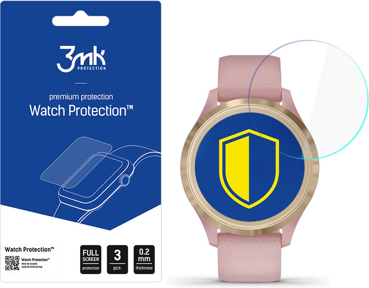 Garmin Vivomove 3s - 3mk Watch Protection v. FlexibleGlass Lite