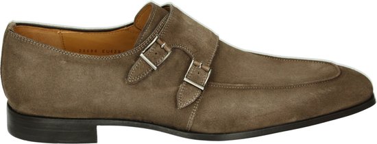 Foto: Magnanni 23696 gespschoenenheren veterschoennette herenschoenen kleur taupe maat 43