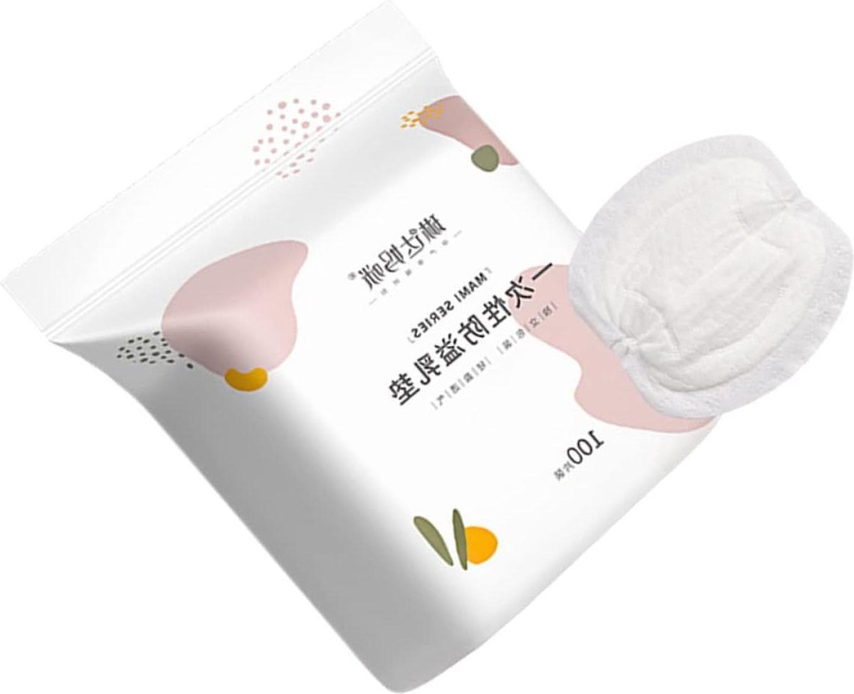 100 Stuks Zoogcompressen Droge Zoogkompressen - Borstvoeding Pads - Borst Covers - Melkpads - Borstvoeding Zwangerschaps-tepelkussens - Polymeer Droog - Anti-galactorroe - Baby wasbare zoogcompressen
