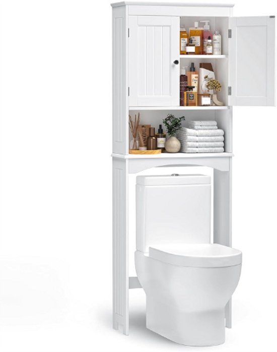 Bealife Toilet Rack - Verstelbare Top Toilet Rack met 3 Niveaus
