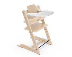 Stokke® Tripp Trapp® Bundle Stoel + Babyset + Tray | Natural