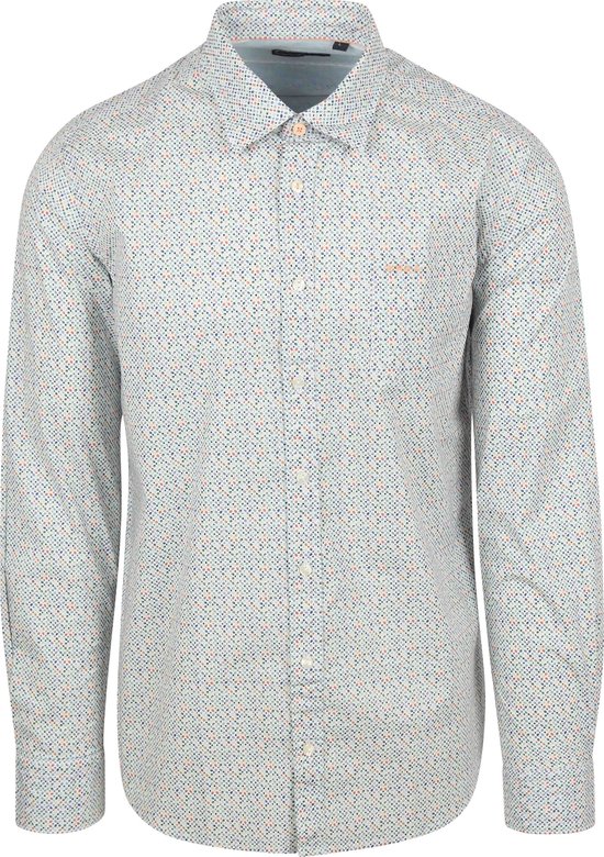 NZA Overhemd Kayson Blue - Maat XL - Heren - Overhemden Casual