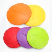 WoonWonder - Hondenfrisbee - Dierenspeelgoed - Rubber - 22 CM