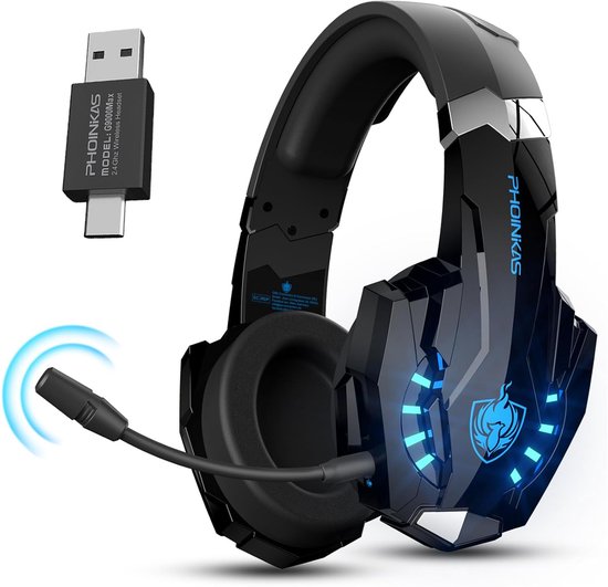 PHOINIKAS G9000 Max - 2.4GHz Draadloze Gaming Headset - met - PHOINIKAS - €35,99