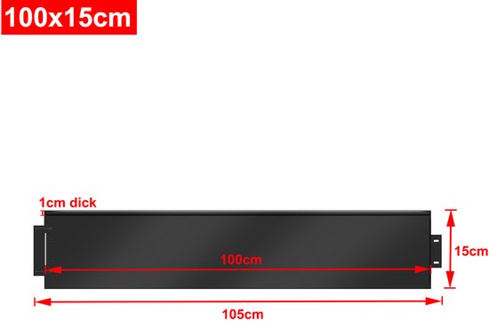 m-n rainman Gazonrand/bed rand ZWART, dikte 2 mm, hoogte 20 cm (25 meter 20 cm hoogte//€ 4,12 per meter