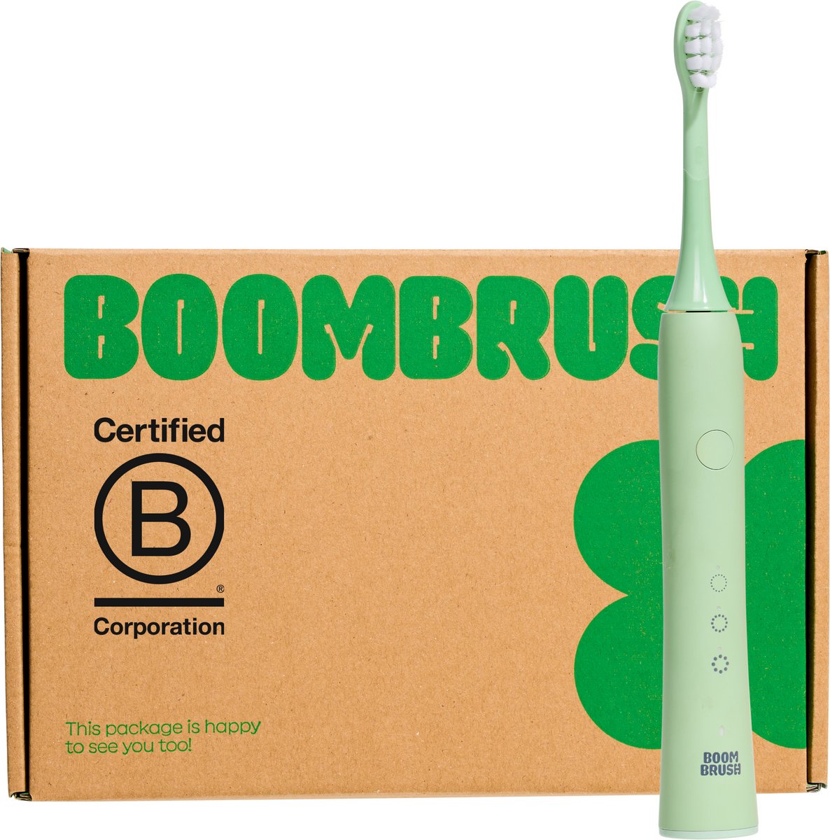 BOOMBRUSH Kiddy Brush Elektrische Tandenborstel Kinderen Groen - afbeelding 2