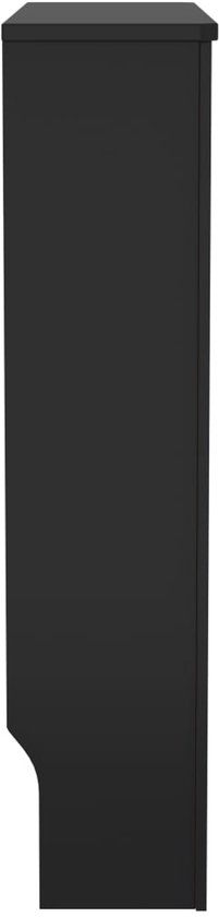 vidaXL Radiatorombouw 78 cm MDF zwart - Radiatorombouw - Radiatorombouwen - Radiator Ombouw - Radiator Ombouwen