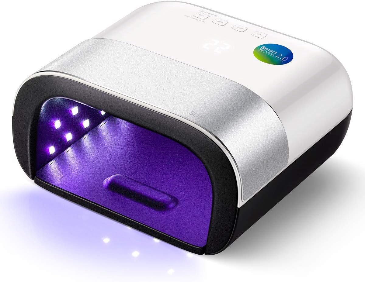 Nagellamp - Nageldroger voor Gellak - UV Lamp Gelnagels - Zilver