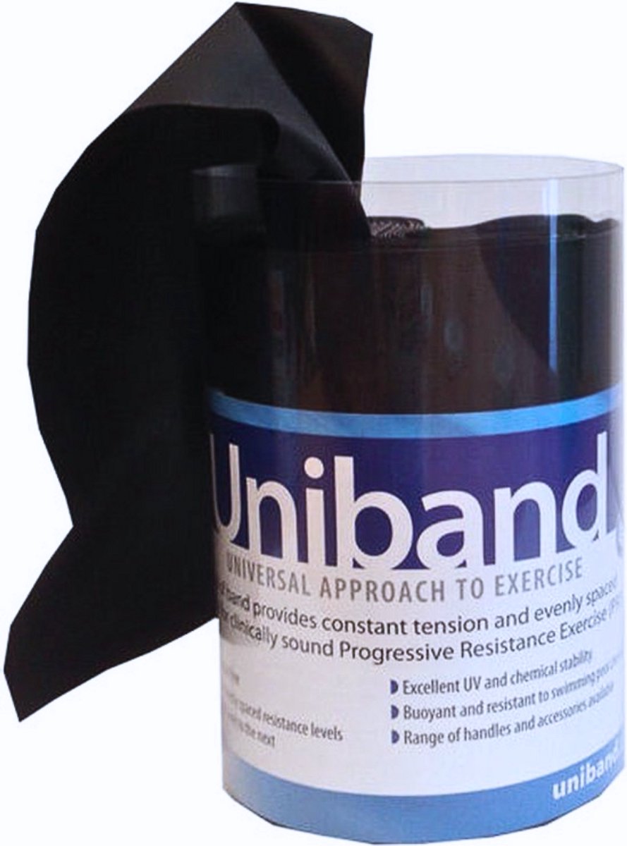Uniband Weerstandsband Latexvrij 5,5 meter Extra Zwaar