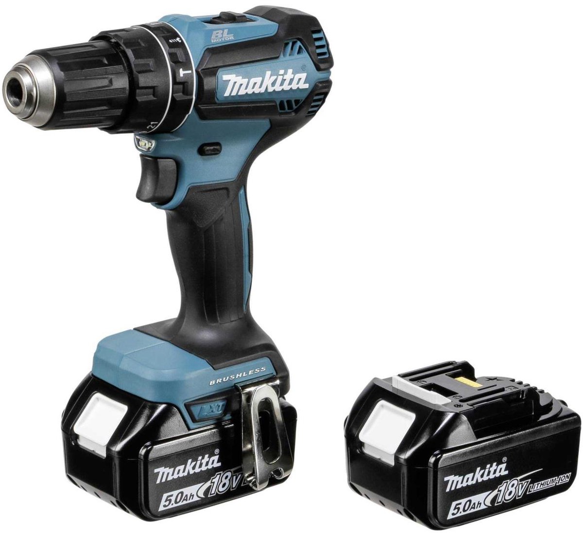 HP Makita DHP485RTJ 18V - 3-in-1 klopboor met 2x accu thumbnail 3