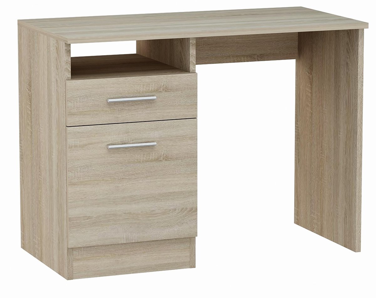 UFC BODO DSP - Bureau - 100cm - 1 Lade - 1 Kast - Eiken Sonoma