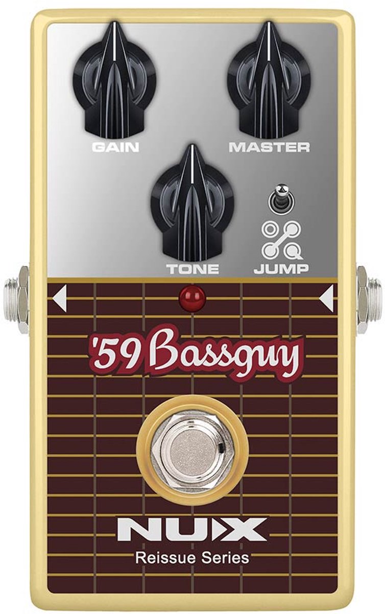 NUX Reissue Series analog overdrive effect pedaal true bypass 59 BASSGUY