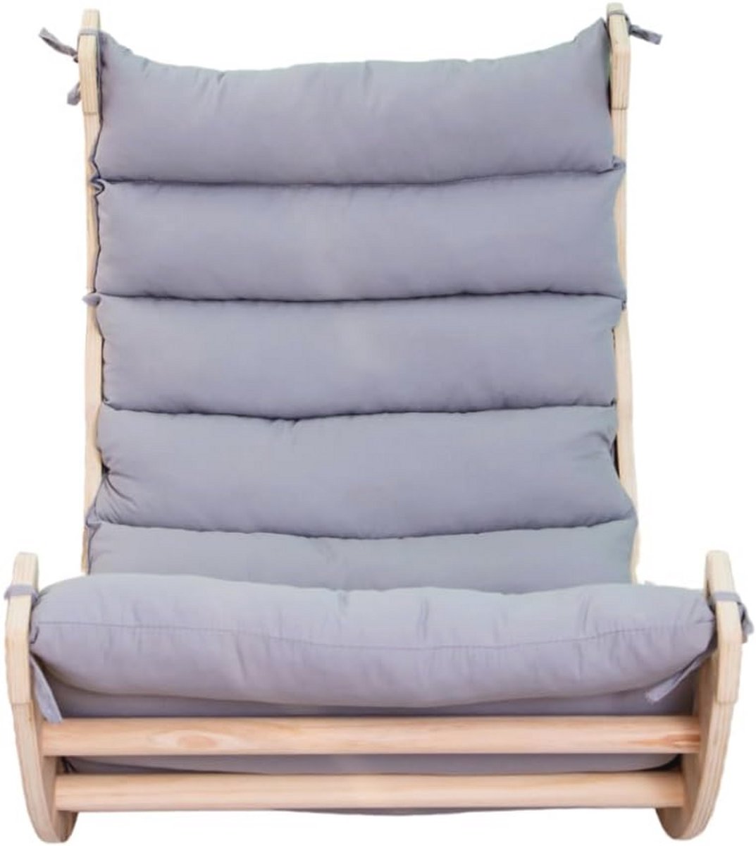 Houten Klimbrug/Klimboog voor Kinderen - Montessori Klimrek - Natuurlijk Hout - Kinderspeelgoed 97x47x52cm