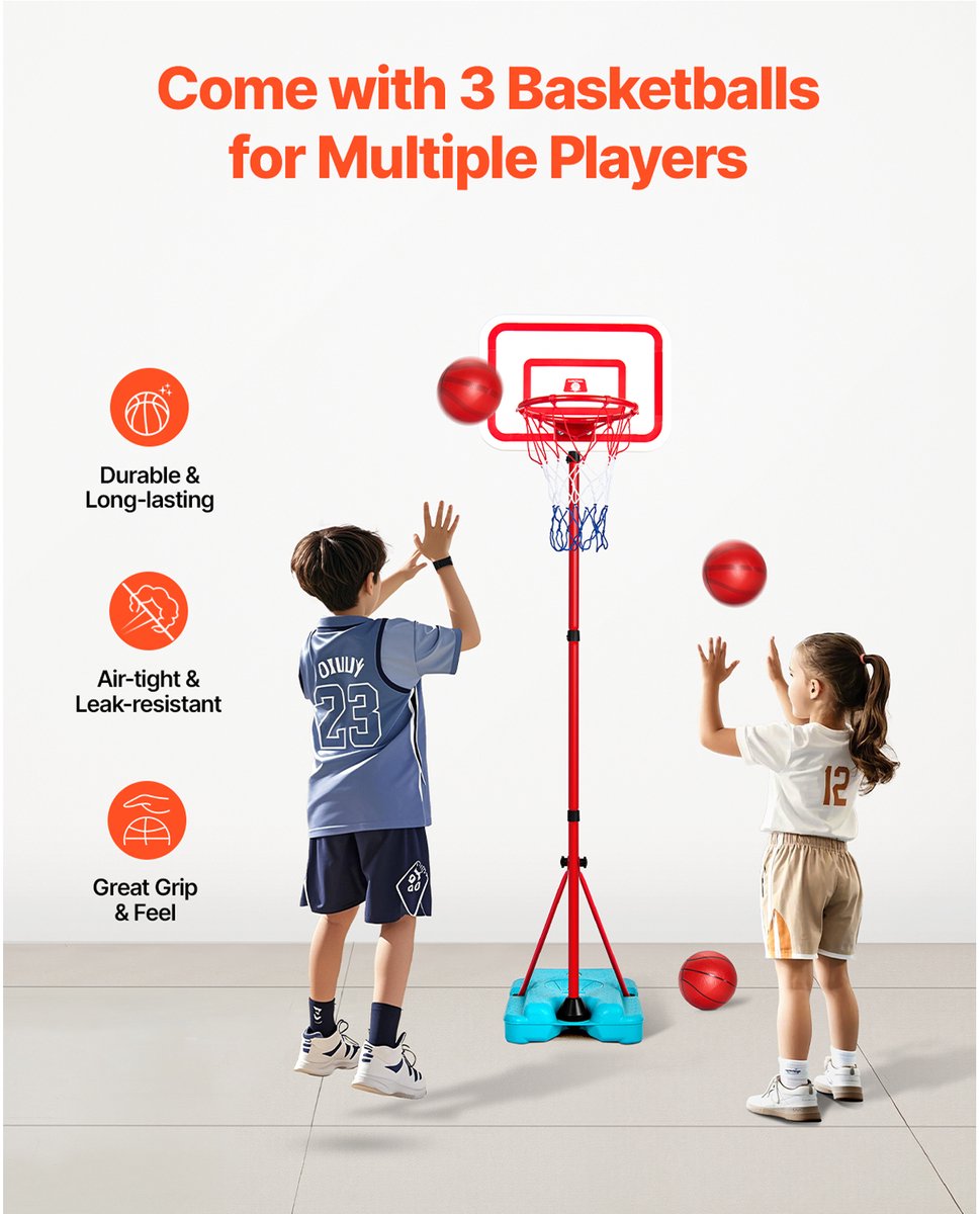 Mini panier de basket-ball réglable pour enfants de 1, 2, 3 ans, mini cerceaux de basket-ball réglables pour intérieur avec balles extérieures, piscine, but de basket-ball, jouets de sport pour bébés Mini panier de basket-ball réglable pour enfants de 1, 2, 3 ans, mini cerceaux de basket-ball réglables pour intérieur avec balles extérieures, piscine, but de basket-ball, jouets de sport pour bébés