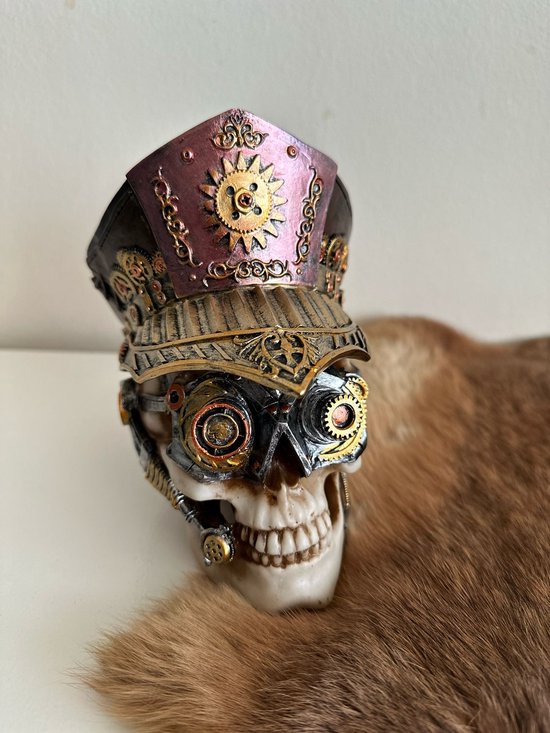 Goodyz - Steampunk collectie - Skulls - Skull decoratie - Kapitein-