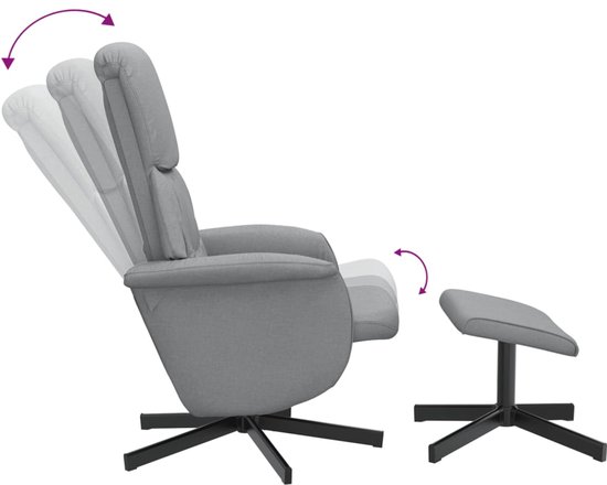 Zwarte Fauteuils met voetsteun kopen? ✔️ Vergelijk de beste aanbiedingen