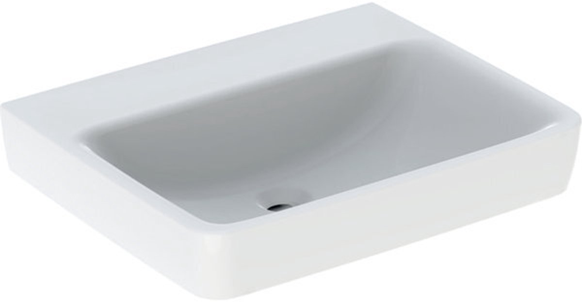 Geberit Renova Plan washbasin 60 cm without tap hole, without overflow 501.639.00.1