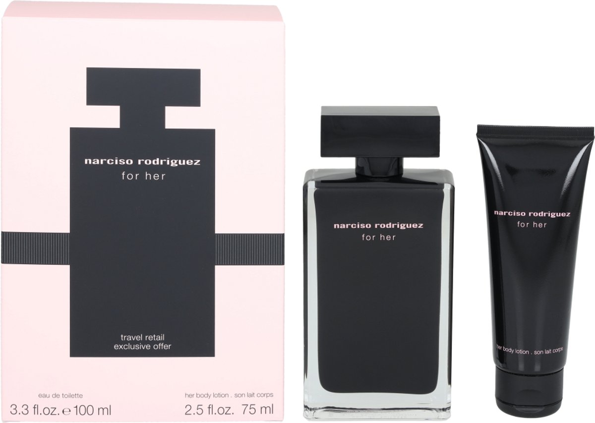 Bol.com Narciso Rodriguez for Her Geschenkset - Eau de Toilette + Bodylotion aanbieding