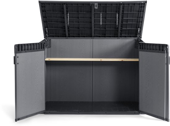 Keter Cortina Mega Opbergkast - 2020L - 190,5x109,3x132,5cm - Grijs