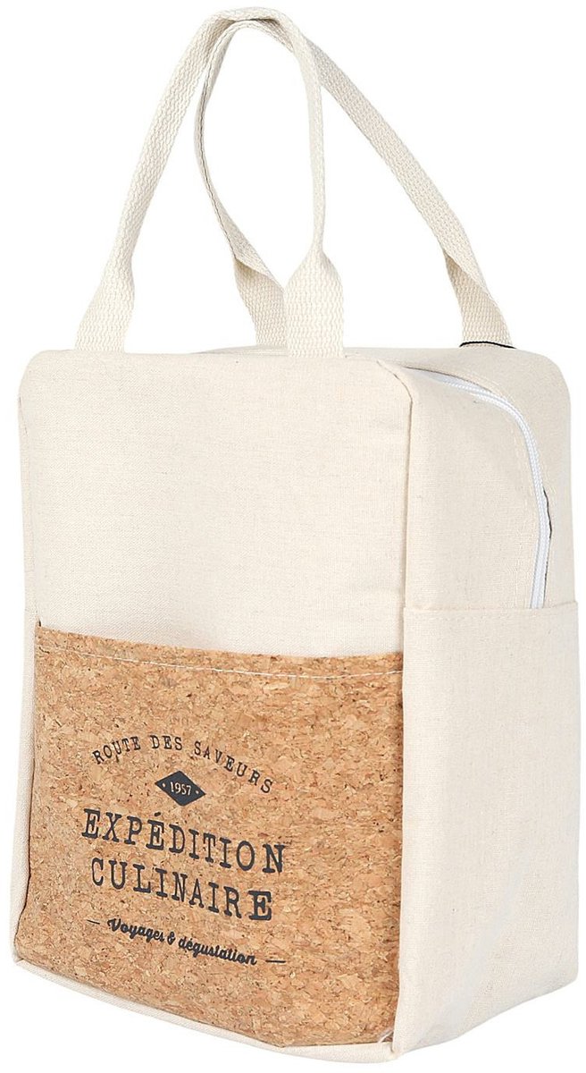 Cook Concept Koeltas Miami - voor lunch en drankjes - 5 liter inhoud - 20 x 11 x 28 cm - Draagband - wit