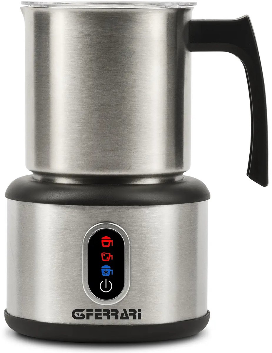 G3 Ferrari Choco-Lat – Elektrische Melkopschuimer 600W – 250 ml – Warm & Koud Opschuimen – Chocoladefunctie – RVS Kan – Automatische Uitschakeling