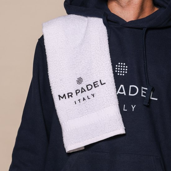 Witte padelhanddoek voor spelers