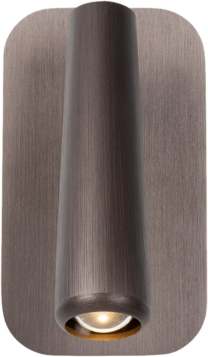 Atmooz Astro Wandlamp – 12x7x9 cm – Brushed Bronze – Geïntegreerde LED – Flexibele Leeskop – Bedlamp