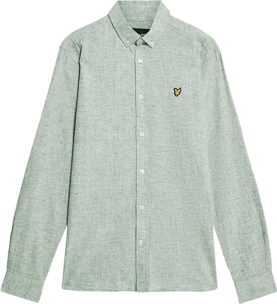Lyle & Scott - Chemise - Taille XL - Homme - X583 Green Merc -