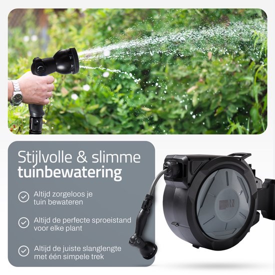CoolHome wandslangenbox - zwart